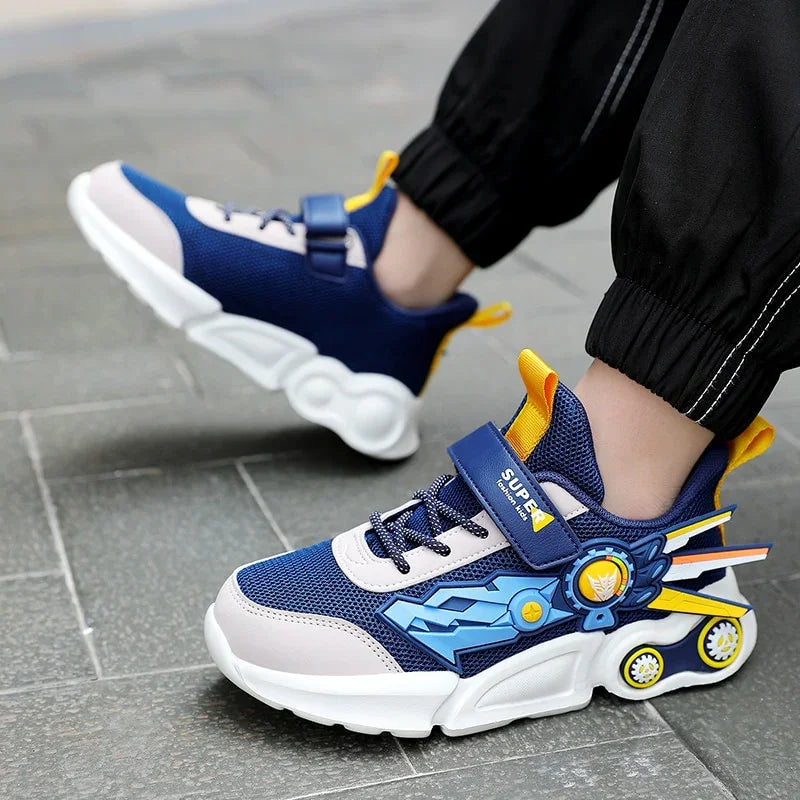 Autumn Mesh Mecha Sneakers Boys Running Sneakers Shoes - GuGuTon baby store - Baby Fashion - Toddlers Outfits - Babies Outfits - Toddler Clothes - Kids Clothing - Newborn Clothes - Newborn Wear - Kids Wear - Trending Clothes - Trending Outfits - Fall Fashion - Winter Fashion - Girls Clothes - Boys Clothes - Babies Wear - Kids Accessories - KidsWear - Summer Clothes - Summer Fashion - Summer Trend - Falls Sweaters - Tops - Bottom - Jeans - Blouse - Dresses - Newborn Dresses - Toys