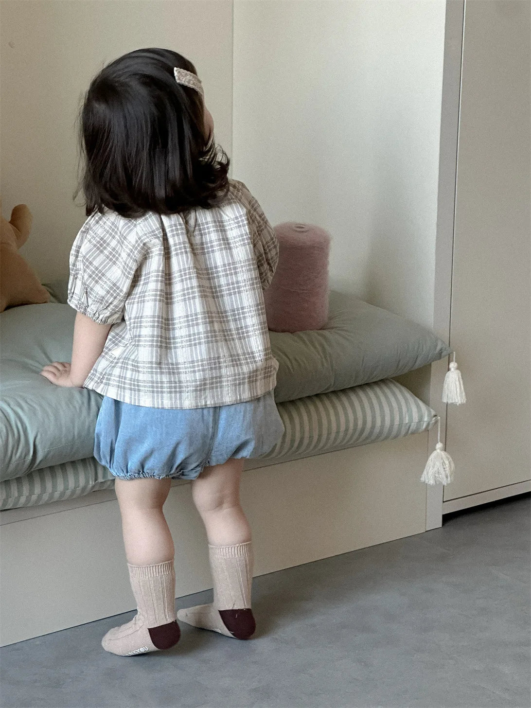 Sarah Cute Lace Collar Cotton Sweet Princess Tops