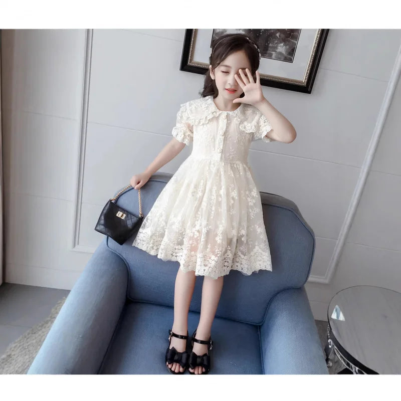 Children's Dress New Summer Korean Style Girls' Fashionable Western Style