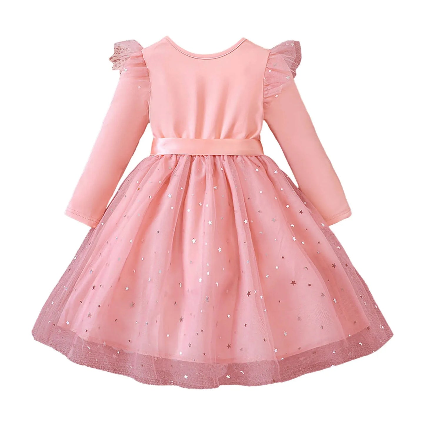 Aria Toddler Girl Christmas Dress - Sequin Tulle Design