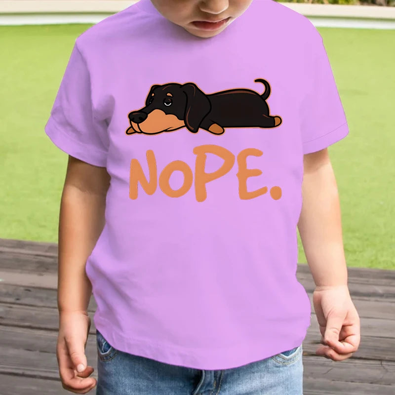 Isabel Graphics Nope Print Sleeve Fashion Trend Tops Girls - GuGuTon baby store - Baby Fashion - Toddlers Outfits - Babies Outfits - Toddler Clothes - Kids Clothing - Newborn Clothes - Newborn Wear - Kids Wear - Trending Clothes - Trending Outfits - Fall Fashion - Winter Fashion - Girls Clothes - Boys Clothes - Babies Wear - Kids Accessories - KidsWear - Summer Clothes - Summer Fashion - Summer Trend - Falls Sweaters - Tops - Bottom - Jeans - Blouse - Dresses - Newborn Dresses - Toys