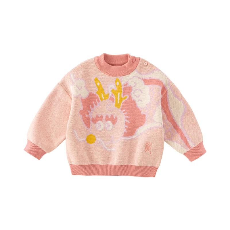 Henrry Cotton Kids Turtleneck Pullover Sweater