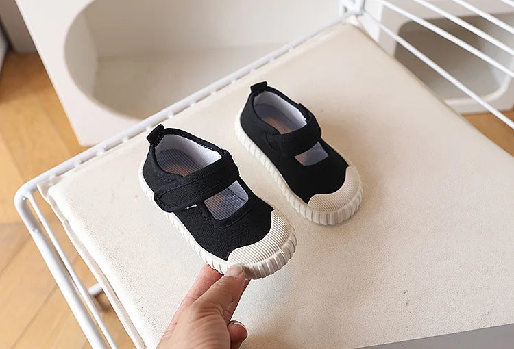 2025 New Spring Baby Girl Shoes Kids Autumn Canvas Shoes