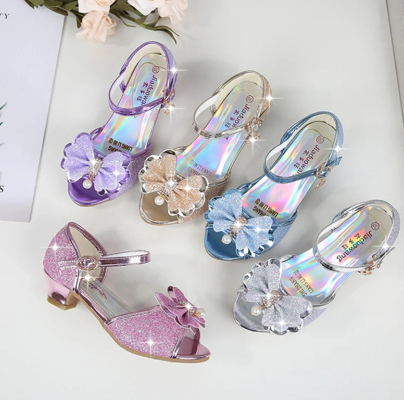 10 Colors Children Princess Sandals Kids Girls Wedding Shoes