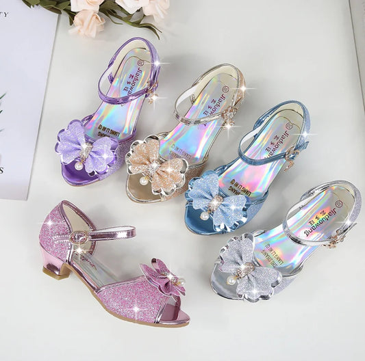 10 Colors Children Princess Sandals Kids Girls Wedding Shoes