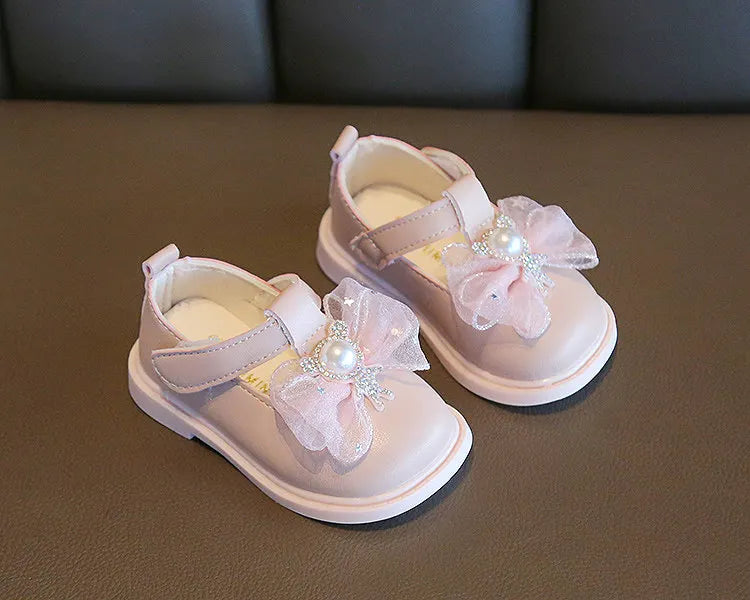 Baby Girls Shoes PU Toddler Princess Dress Shoes