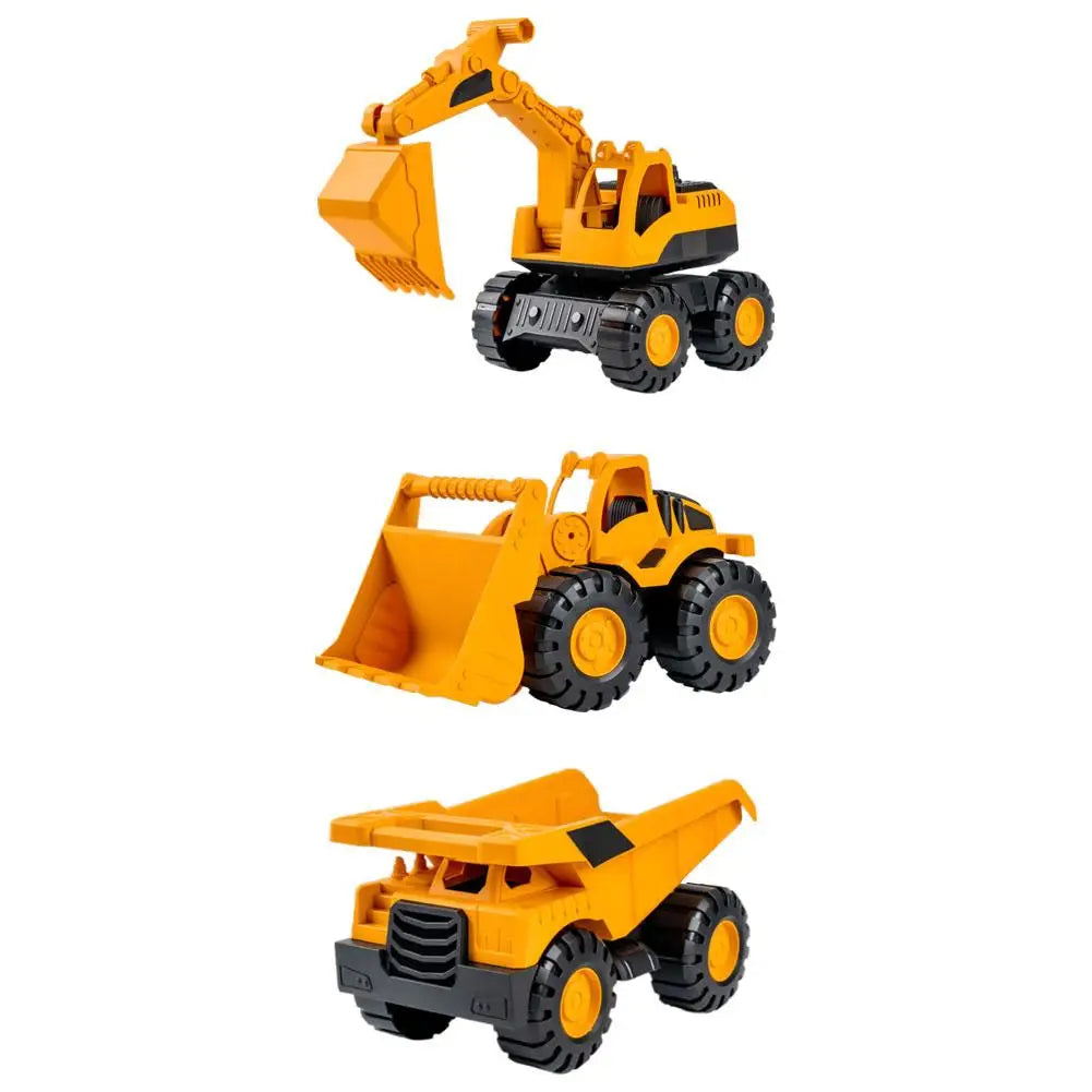 Big Inertia Engineering Toy Truck for Kids Thickened Drop-Resistant Beach Excavator Shovels