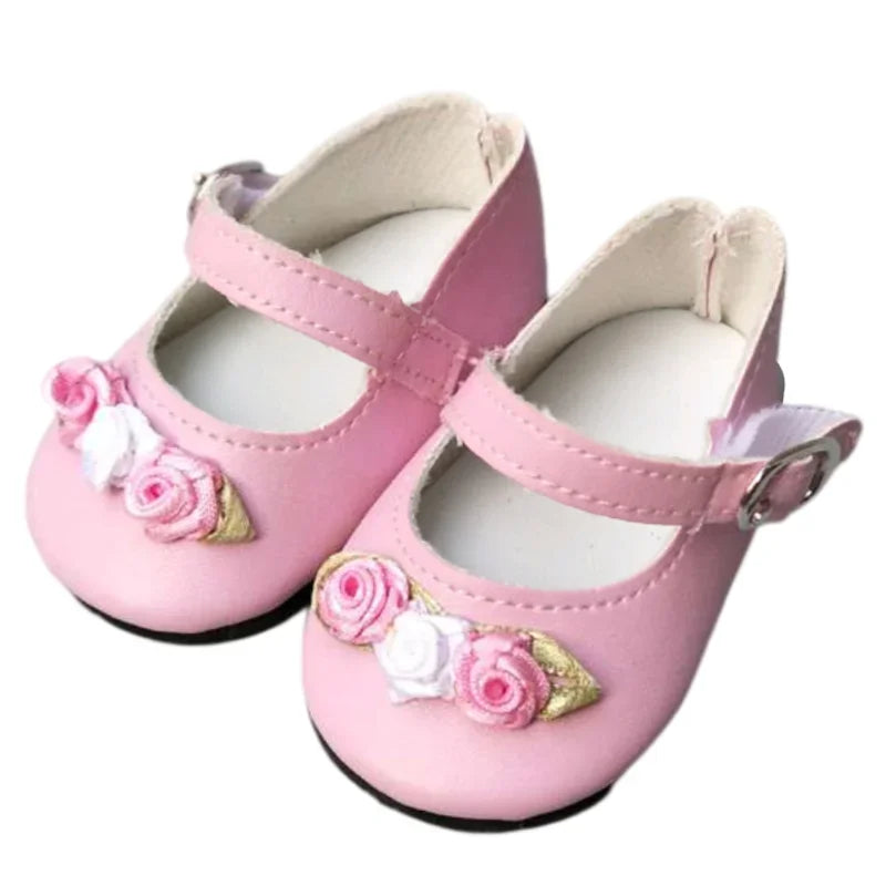 Baby Doll Shoes for 43cm Doll Shoes for 18 Inch Girl Doll Princess Shoes Toy  Accessories