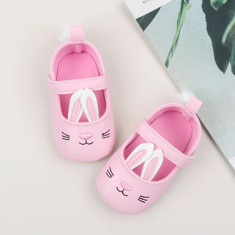 Cute Cartoon Style Baby Girl Shoes Spring and Autumn High Quality Butterfly Bowknot Cotton Sole Comfortable Prewalker BHX4031