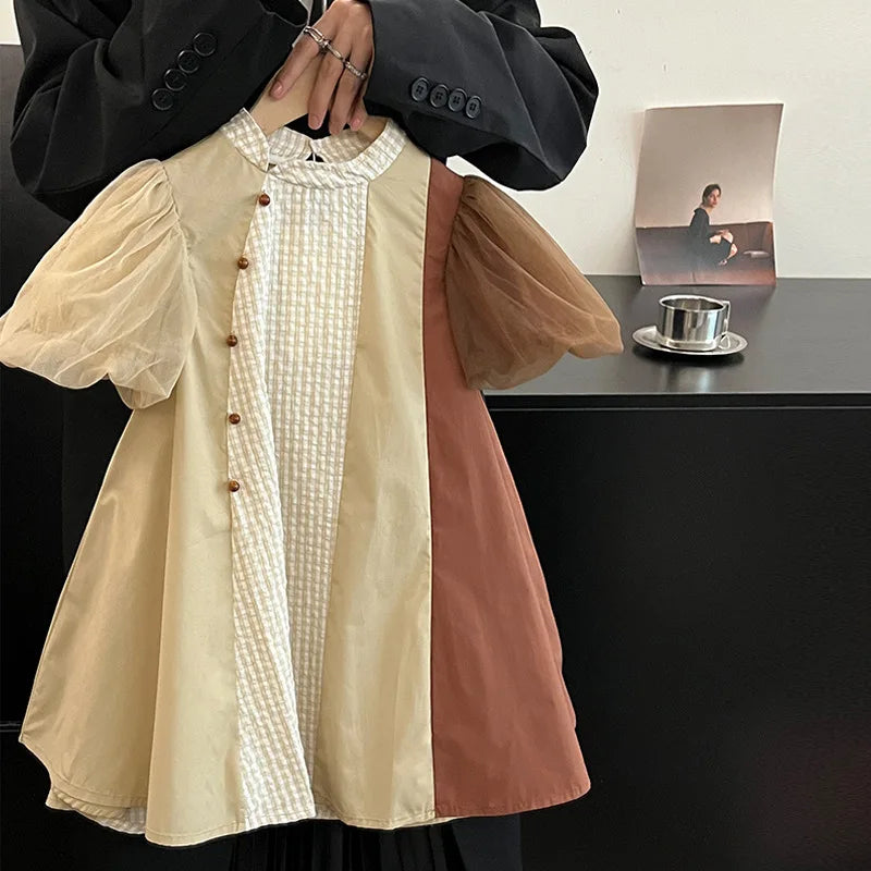 Jayla Girls Patchwork Dress Summer 2024 for Baby Girls