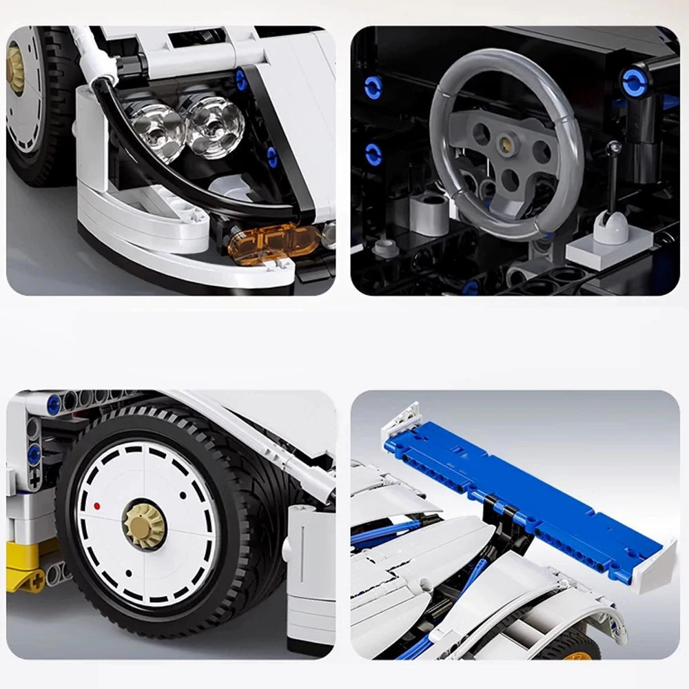 Technical MOC 787B Endurance Racing Car 1:10 Car Model Kit,1797PCS Auto Building Blocks Brick Puzzle Adults DIY Gift