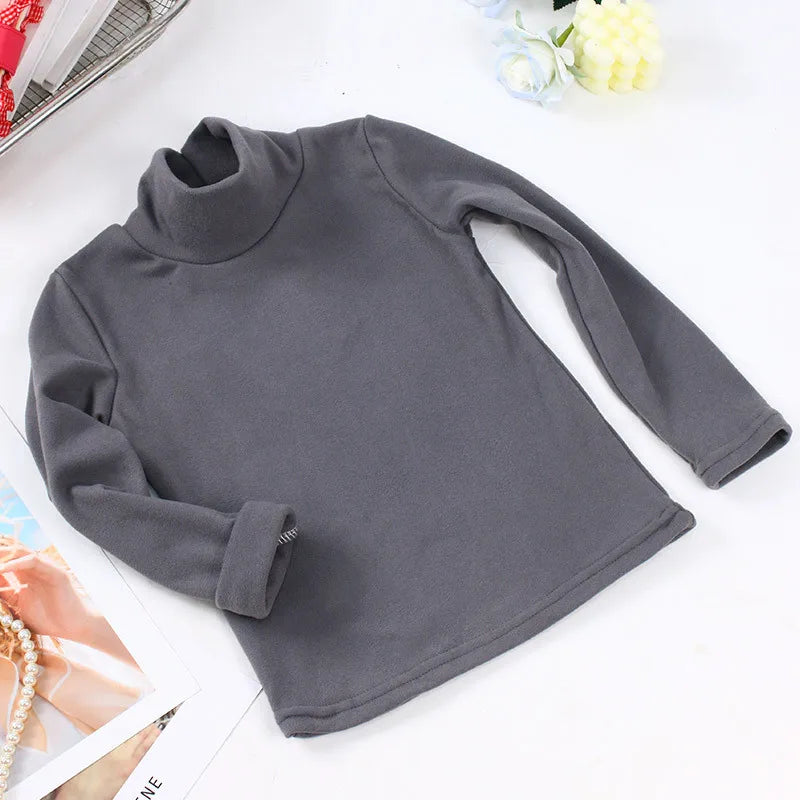 Rosita Long Sleeve Basic Turtleneck Tops