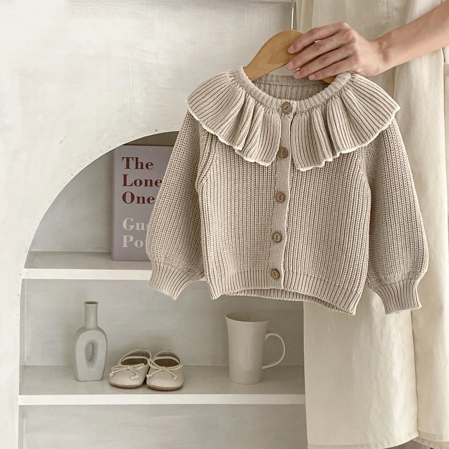Camila Fashion Ruffle Collar Sweater Top