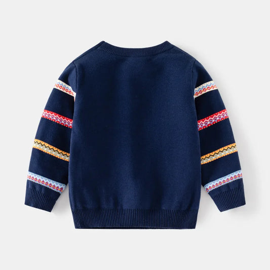 Lucas Loose Pullover Knitwear Baby Boy Sweater