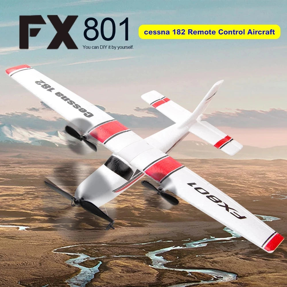 FX801 EPP Foam RTF RC Plane 2.4G Fixed Wing Beginner Flyer Kids Gift