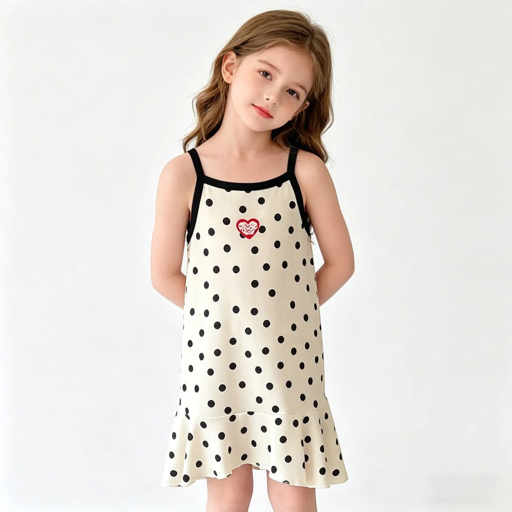 Cute Dress For Kids Girl Summer Dresses Children's Fashion Dress Thin Girls' Halter
