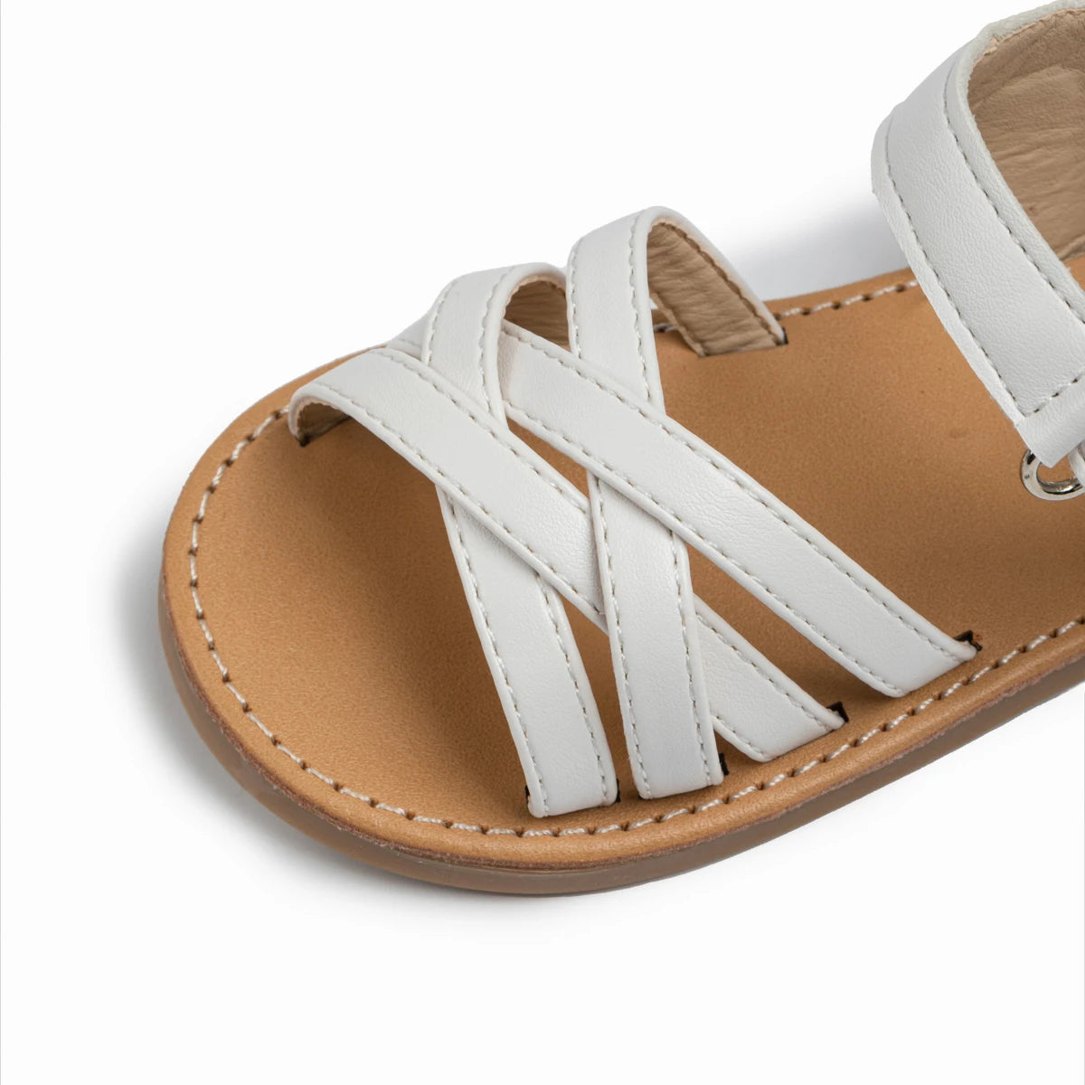 Girls Summer Sandals Kids Cross Strap Open Toe Shoes Toddler