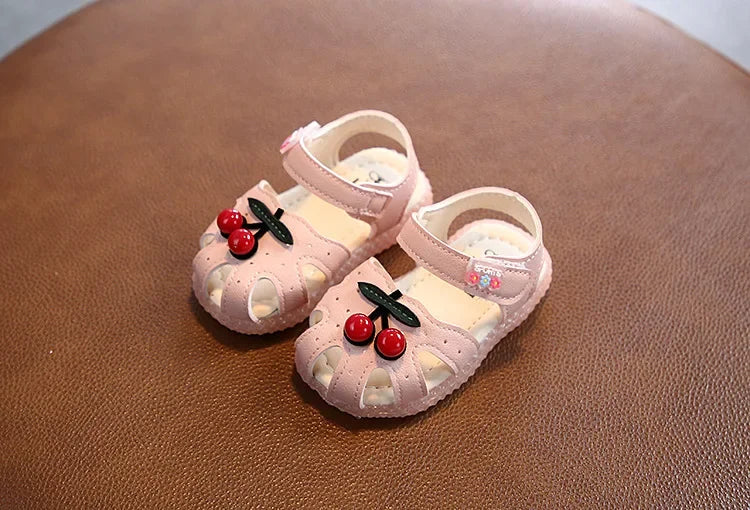 SHOE SIZE 15-25 Girls Sandal Summer Flowers Sweet Soft Children's Beach Shoes Toddler Girls Sandals Orthopedic Princess Fashion