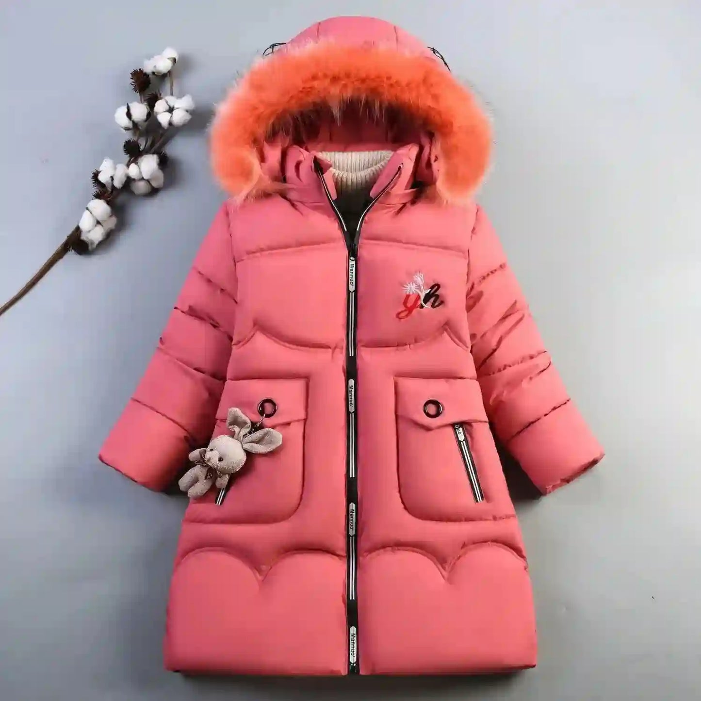 Selena Stylish Winter Hooded Jacket for Girls