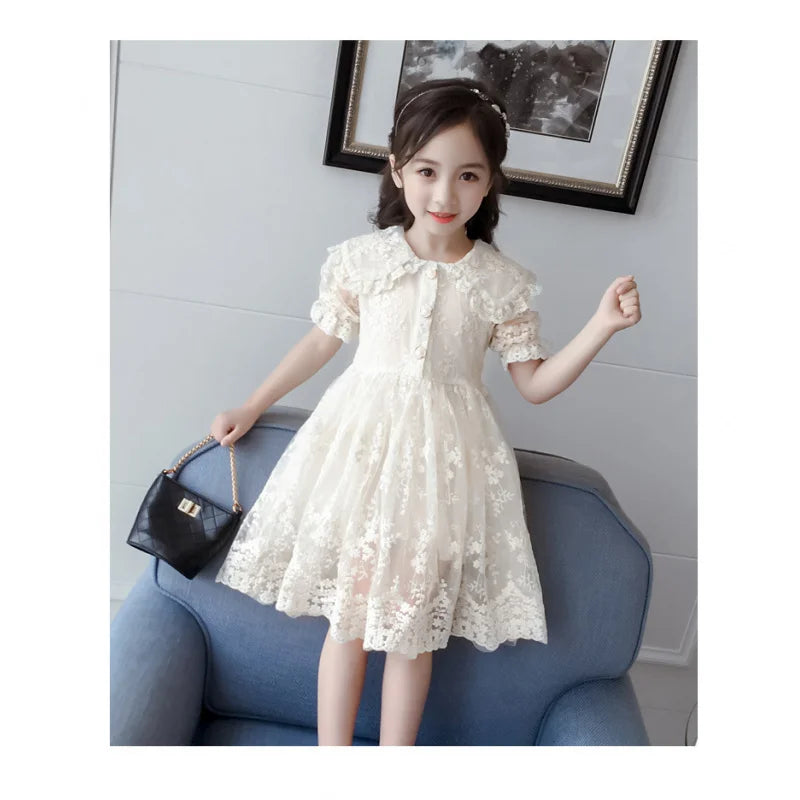 Children's Dress New Summer Korean Style Girls' Fashionable Western Style