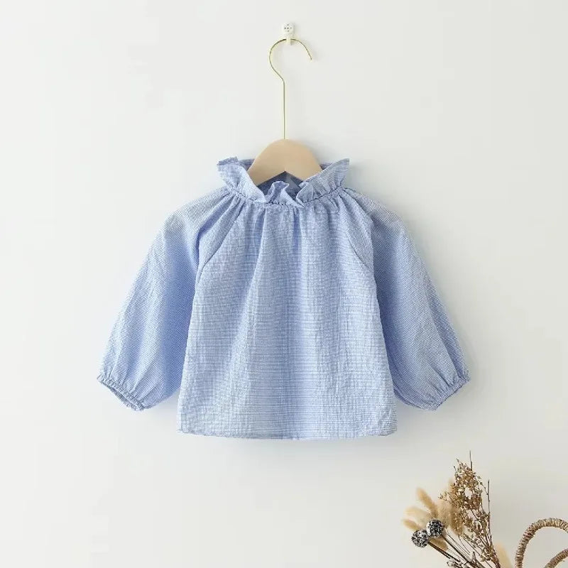 Amelia Cotton Floral Tops for Baby Girls