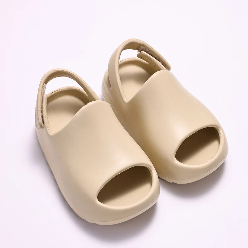 Eyriphy Boys And Girls Beach Sandals Adjustable Outdoor Slippers