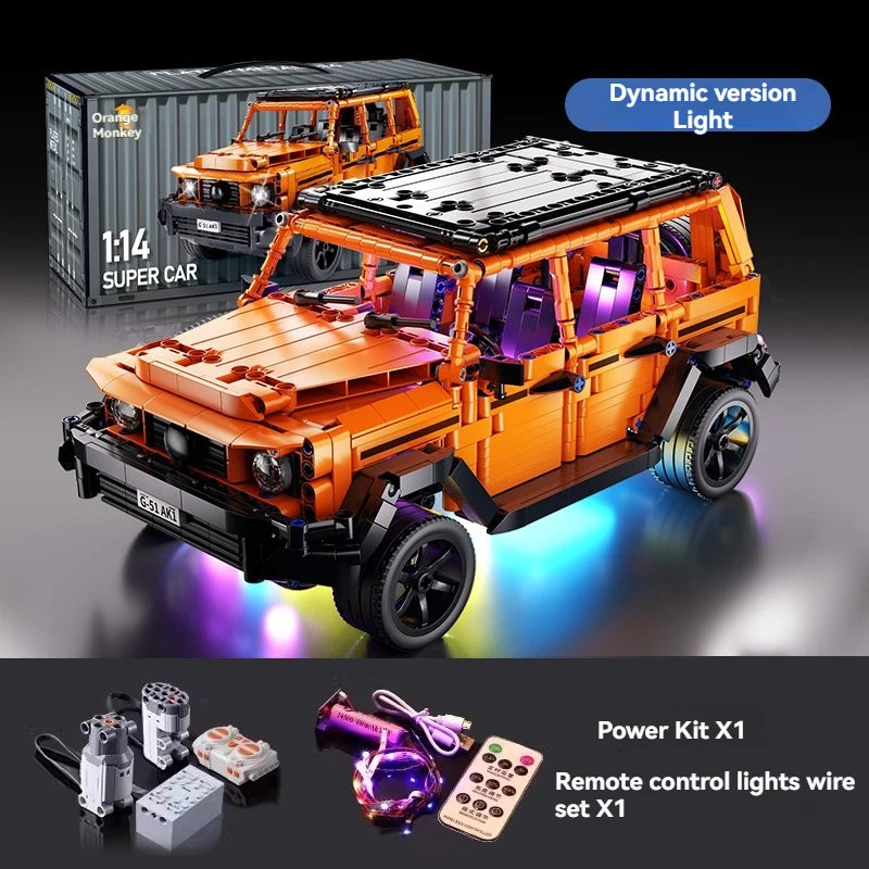 NEW Technical Super Car G Class Off Road Vehicle Building Blocks Creative Desktop Model  Birthday Halloween Christmas gifts Kids