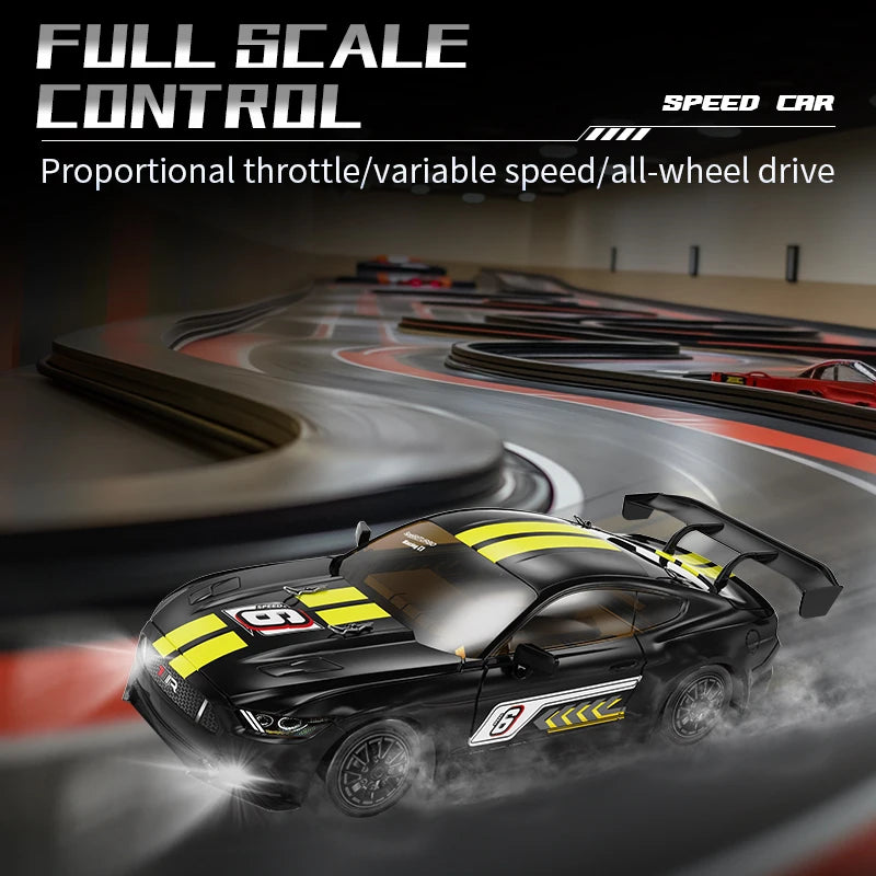 KF28 1:16 4WD RC Rally Car 2.4G High Speed Remote Control Racing Car with Full Proportional Throttle & Steering — Great Gift for
