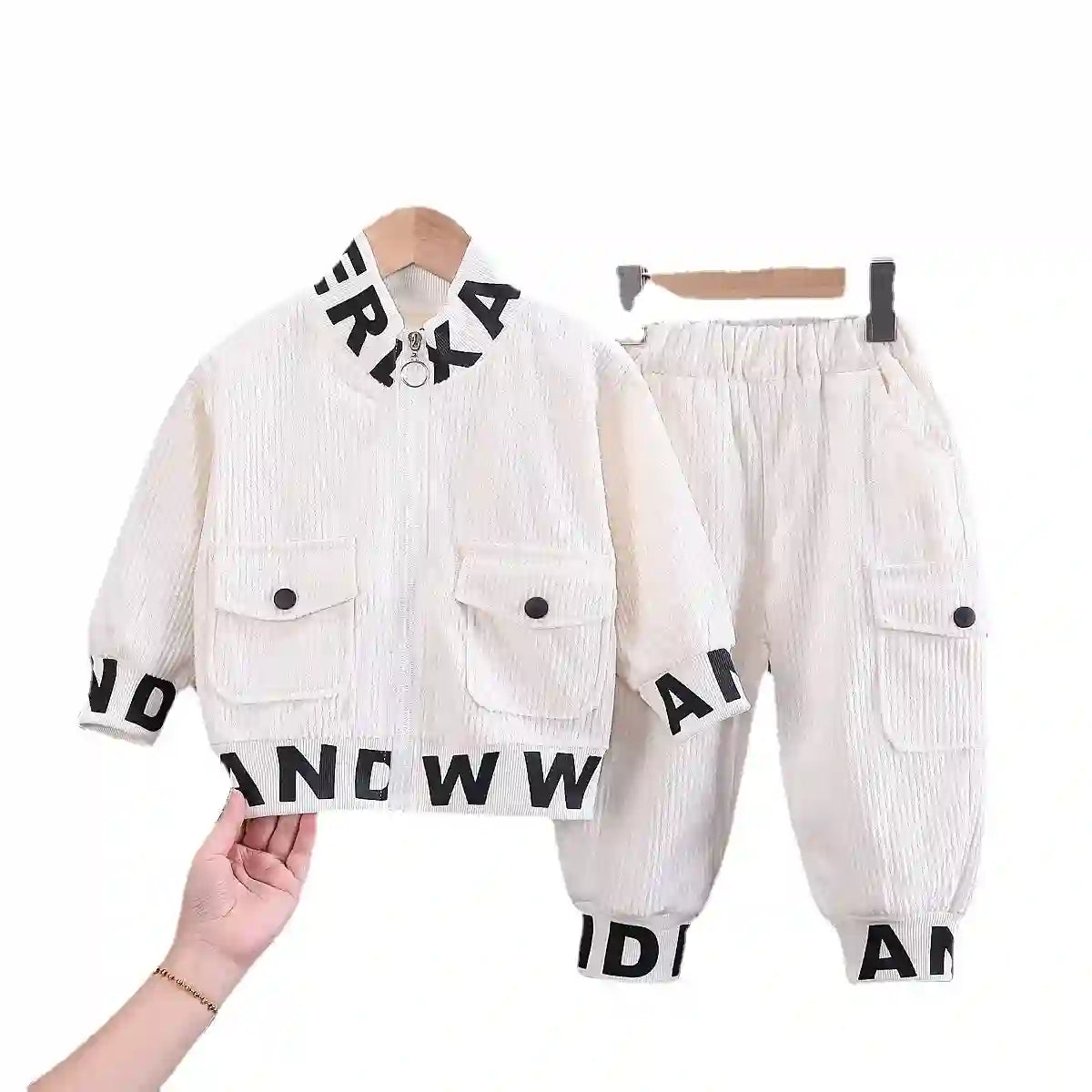 Autumn Boys Clothes Set: Jacket & Pants 2Pcs