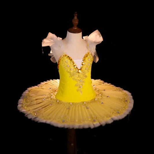 Girl Dance Costume Elegant Summer Ballet Dress Girls Show Girls Dresses Clothing Robe Fille Baby Outfit