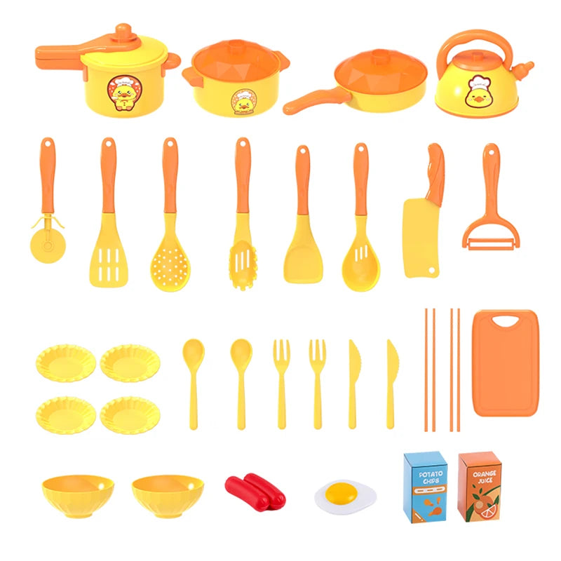 Children's play kitchen girl toy kitchen toy set simulation cooking set stir induction cooker set complete set kitchen utensils