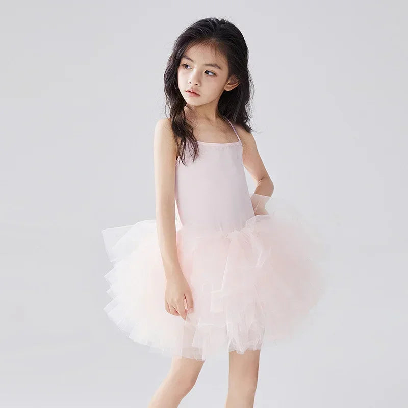 Baby Girl Princess Tutu Dress Long Sleeves Ballet Dress