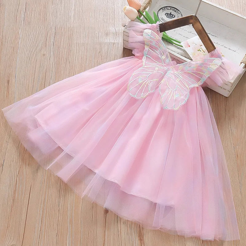 Eva Baby Girls Fly Sleeve Dress for 1 to 5 Years