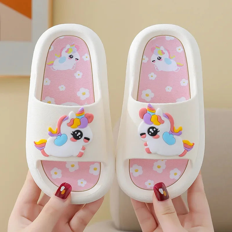 Channel Unicorn Dream Kids Slippers Soft 2-6 Years