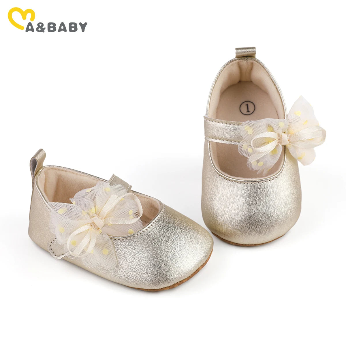 ma&baby 0-18M Baby Girl Shoes Newborn Infant Toddler Baby Princess Shoes