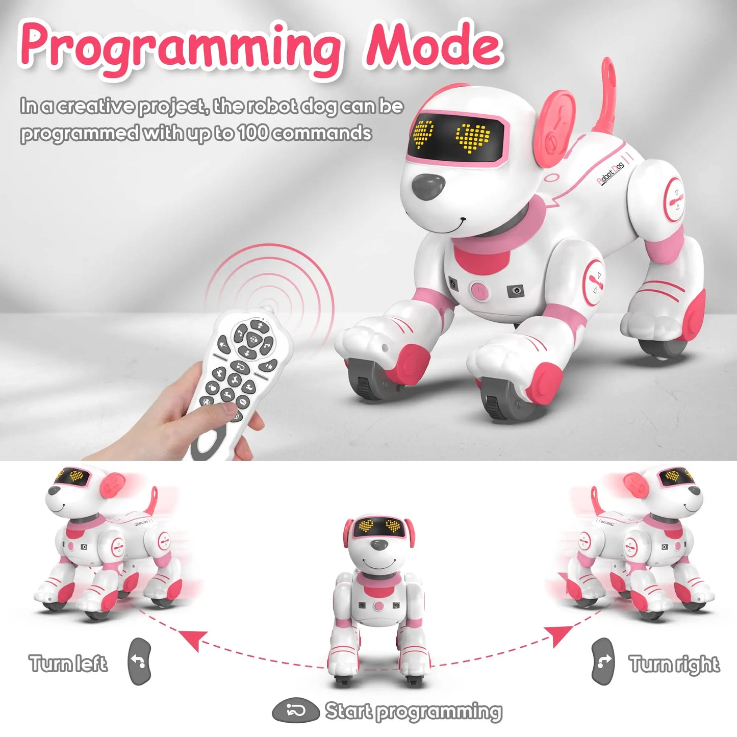 Intelligent Robot Dog Remote Control Electronic Smart Programmable Puppy Kid Gift