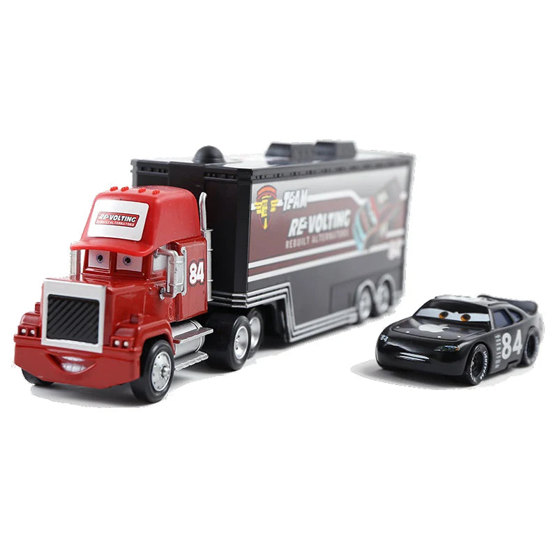 Cars 2 Mack Truck Pixar racing car Lightning McQueen Jackson Storm mini Car
