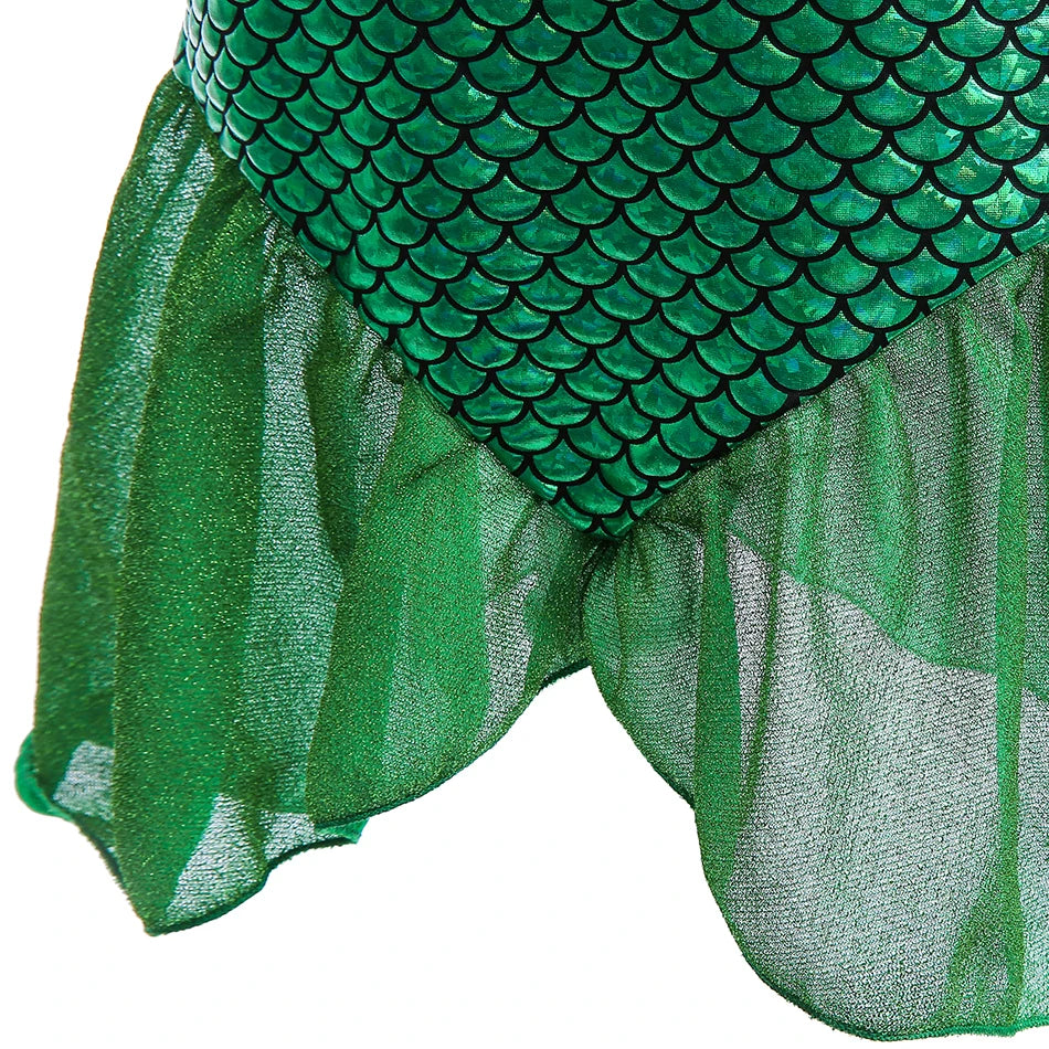 New Girl Dresses Princess Costume Kids Mermaid Cosplay Costume Kids Carnival Birthday Party Prom Costume Party Dresses For girls