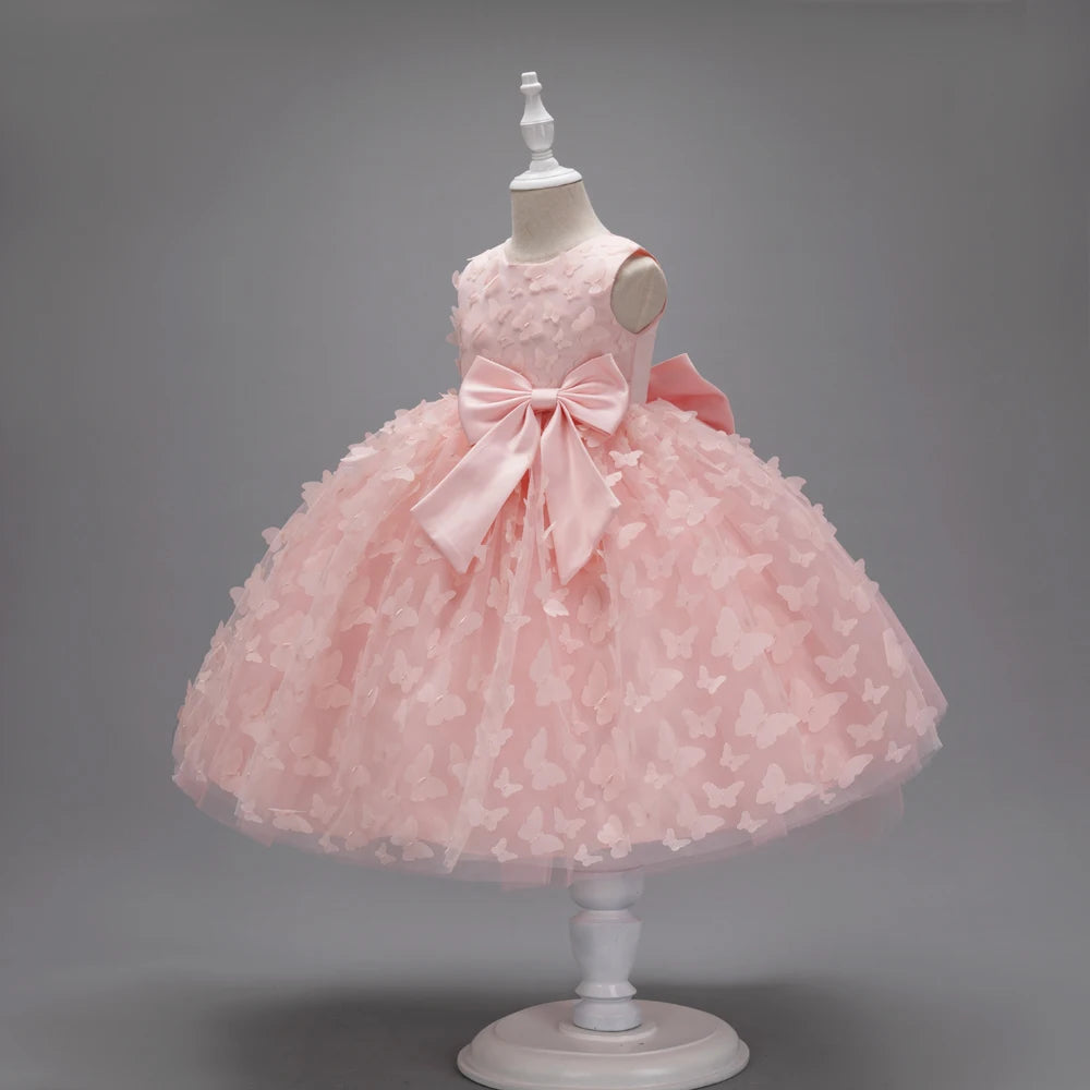 Factory Stock Dress For Children Girls Birthday Ceremony Gown  Party Dresses