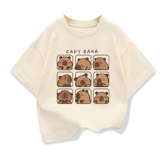Marcelo Capybara Kids Clothing Tees