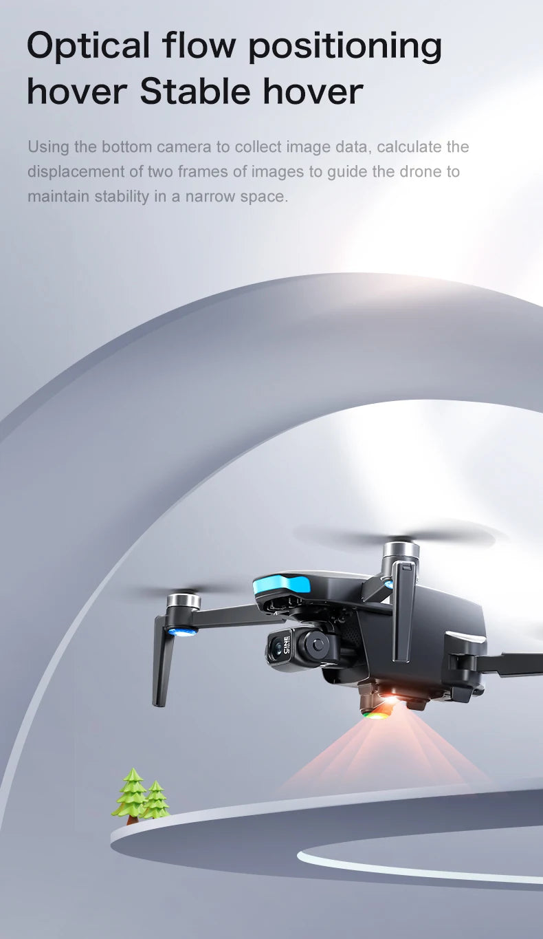 S-X1 Mini Drone 5G| 4K EIS Camera 3-Axis Gimbal | GPS Obstacle Avoidance