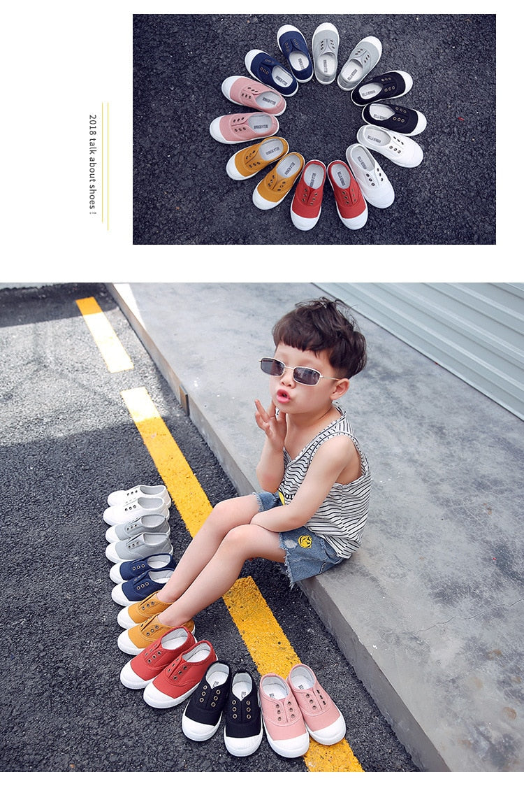 Shoes For Boys Girls Candy Color Children Casual