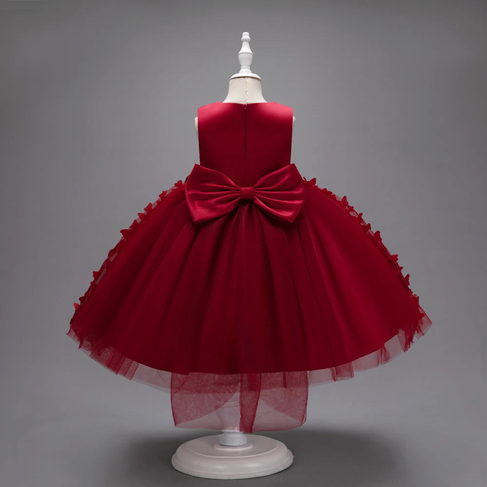 Factory Stock Dress For Children Girls Birthday Ceremony Gown  Party Dresses