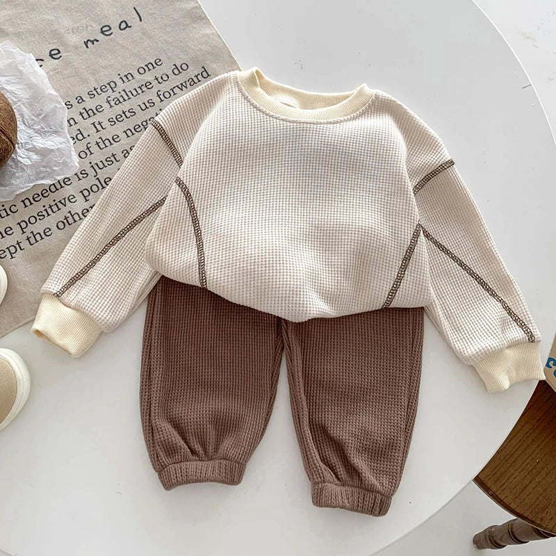 Amari Waffle Casual Sporty Set