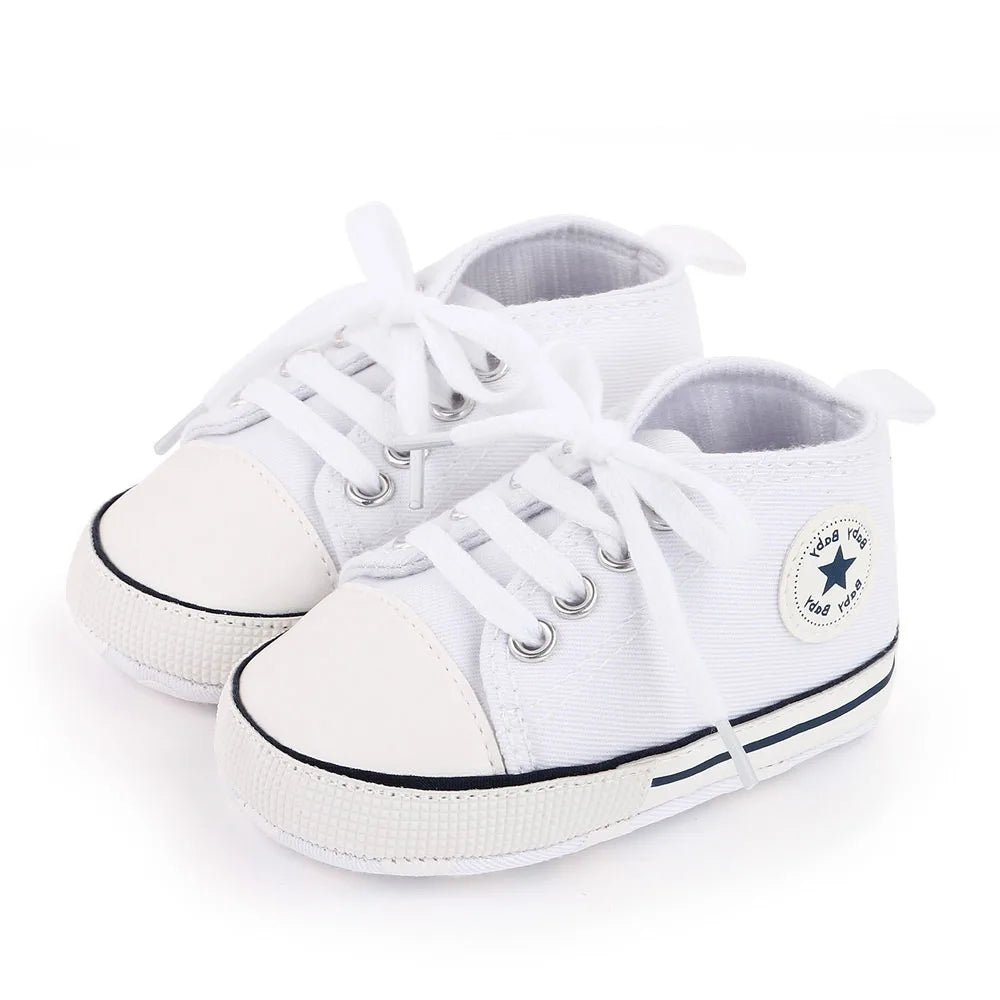 Spring New Baby Shoes Boy and Girl Classic Canvas Casual Sneakers