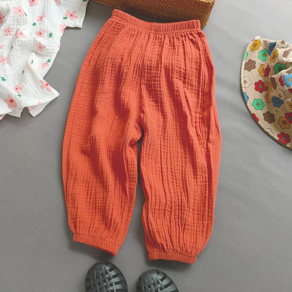 Álvaro Cotton Linen Pants Casual Baby Kids Loose Harem Pants - GuGuTon baby store - Baby Fashion - Toddlers Outfits - Babies Outfits - Toddler Clothes - Kids Clothing - Newborn Clothes - Newborn Wear - Kids Wear - Trending Clothes - Trending Outfits - Fall Fashion - Winter Fashion - Girls Clothes - Boys Clothes - Babies Wear - Kids Accessories - KidsWear - Summer Clothes - Summer Fashion - Summer Trend - Falls Sweaters - Tops - Bottom - Jeans - Blouse - Dresses - Newborn Dresses - Toys