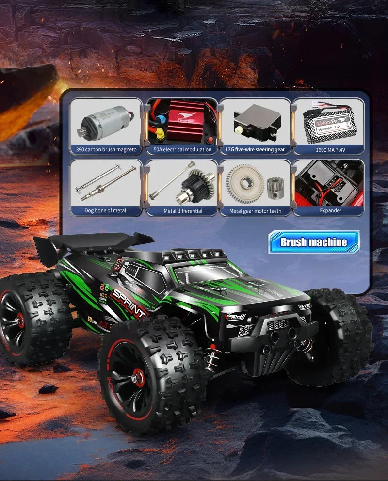Professional Racing Car 85 Km/h 4WD Brushless Remote Control