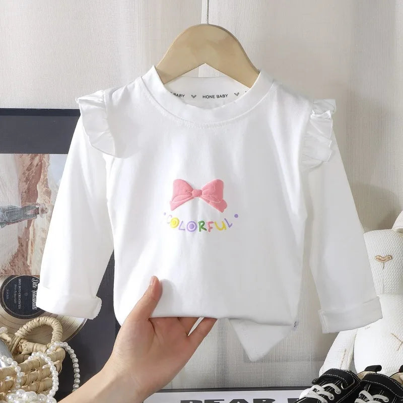 Amanda Girls Cotton Long Sleeve Tops