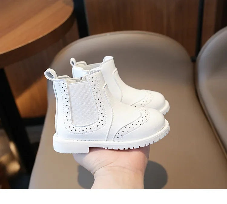 Versatile Baby Girl Boot Must-have Outdoor Lounging for Spring Autumn Clssic Princess Chelsea Short Boots Shoes