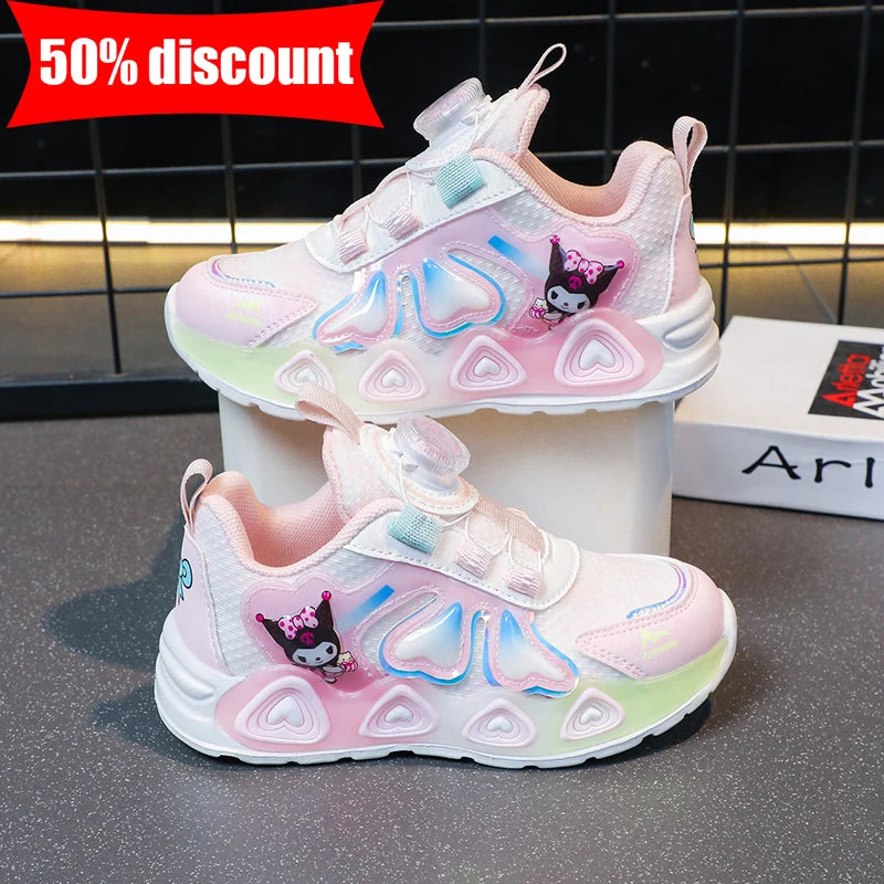 Childrens Sports Shoes Girls Cute Patterns Fashion Daily Casual Walking Shoes
